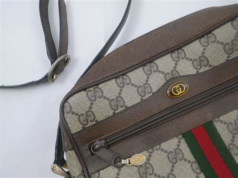 gucci vinrage sling bag|authentic vintage gucci backpack.